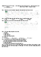 Đề kiểm tra giữa học kì I môn Tin học Lớp 7 - Năm học 2016-2017